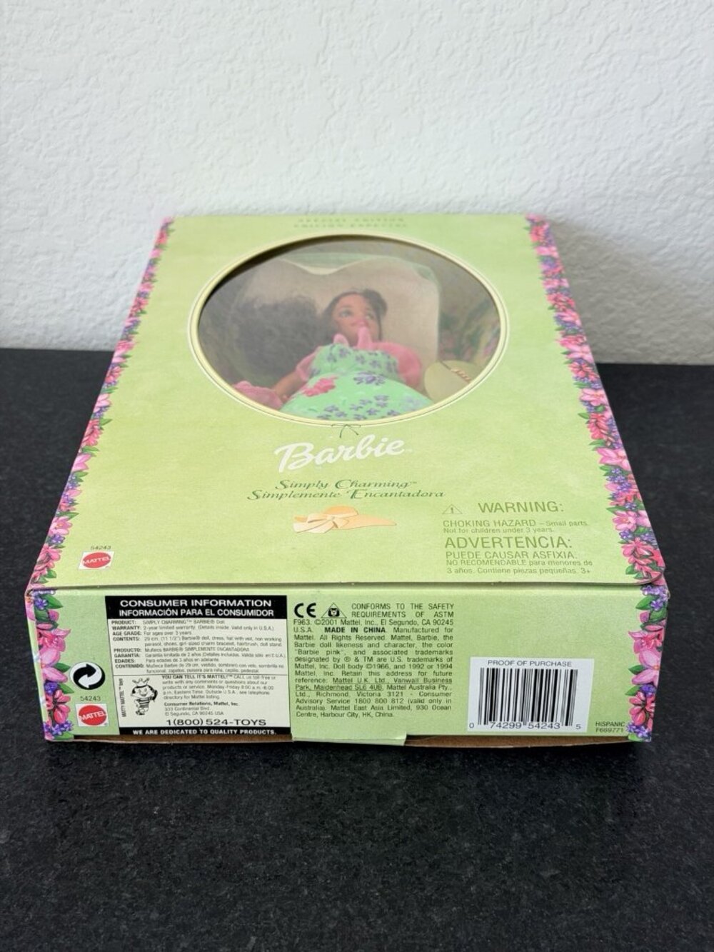 2001 Barbie Simply Charming Hispanic Doll Special Edition Mattel 54243 - Picture 10 of 12